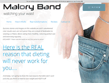 Tablet Screenshot of maloryband.com